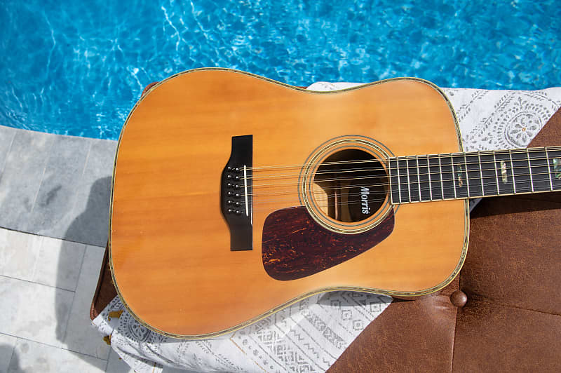 最終お値下げ！Morris 12弦　P.U付き　MB-50-12 縦ロゴ 横山健氏も愛用!オマケ付き!! Morris(モーリス) ／ MB-501 12弦