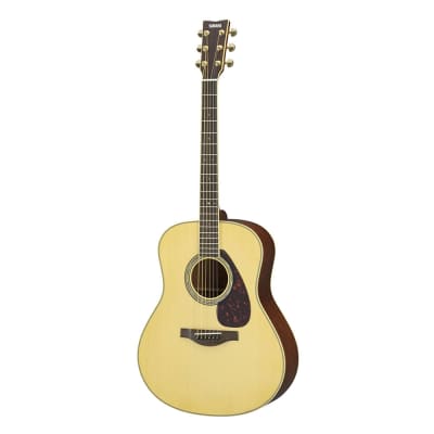 Yamaha LL6M ARE Mahogany Acoustic-Electric Guitar Rosewood Fingeboard Natural image 1