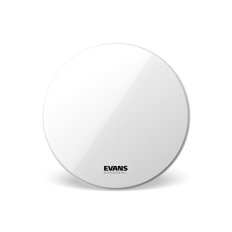 Evans Eq3 Resonant Smooth White Bass Drum Head No Port 22 Reverb 2674