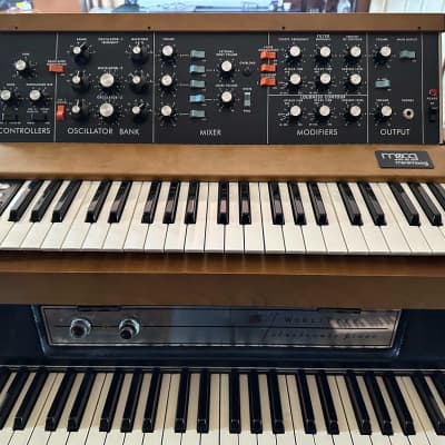 Moog Minimoog Model D Reissue 44-Key Monophonic Synthesizer (2016) 2016 - 2017 - Black / Wood