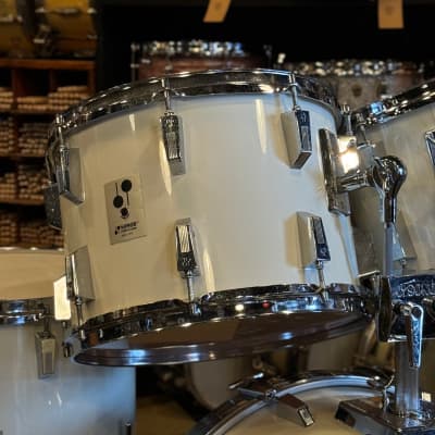 VINTAGE 1983 Sonor Phonic Drum Set in Gloss White - 14x22, 9x13, 10x14, 16x16 image 3