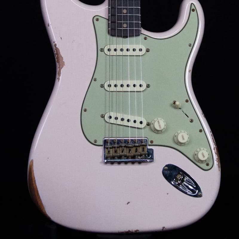 Photos - Guitar Fender Custom Shop Limited '63 Reissue Strat Relic, Super Fade... Shell Pi 