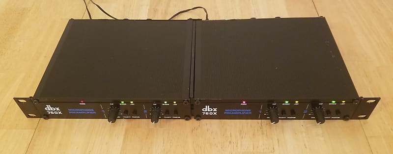 DBX 760 Mic Pre-amps, 2 units, 4 channels | Reverb