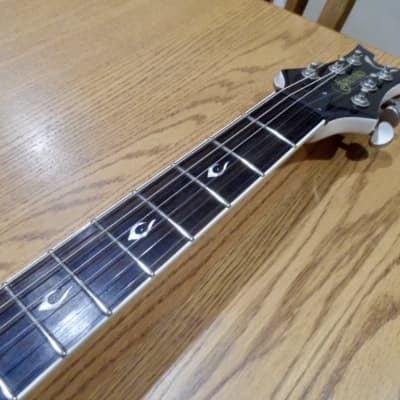Dean Soltero Electric Guitar Gloss White 2008 with Upgrades Seymour Duncan SH-12 George Lynch Screamin' Demon Humbucker Pickup Push Pull Coil Splitting Pots Strap Locks image 10