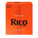 Rico Bb Clarinet Reeds, Box of 10 Strength 2.5