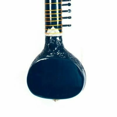 Naad Indian Musical String Instrument Electric Travel Sitar With Bag, Mizrab image 7