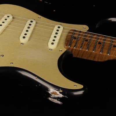 Fender Custom Limited Edition Roasted '56 Stratocaster Relic - ABLK (#718) image 5