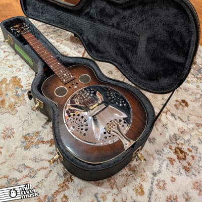 OMI Squareneck Dobro Resonator Vintage 1967-70 w/ Hard Case image 11