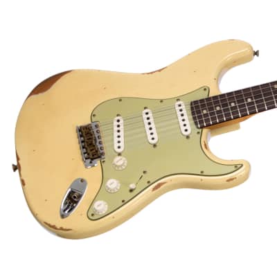 Fender Custom Shop MVP 1960 Stratocaster Relic - Vintage White - Dealer Select Master Vintage Player Series Electric Guitar - NEW! image 3
