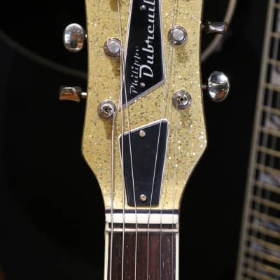 Guitare Type Mosrite "Discoramones" Philippe Dubreuille Gold Sparkle 2020 image 3