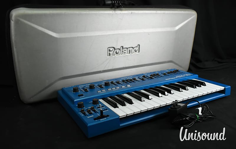 Roland SH-101 Blue Vintage Monophonic Analogue Synthesizer W/ Soft Case image 1