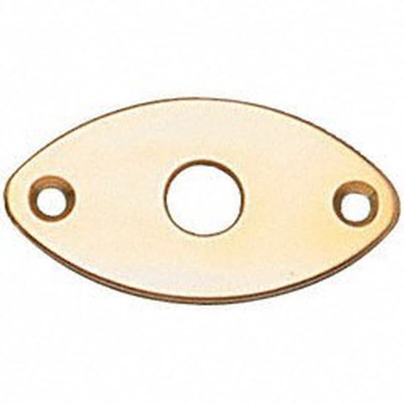 Allparts Jackplate, Football, Gold image 1