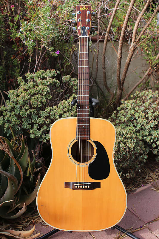 Vintage 1971 Sigma 52SDR-7 Dreadnought Acoustic Guitar by | Reverb