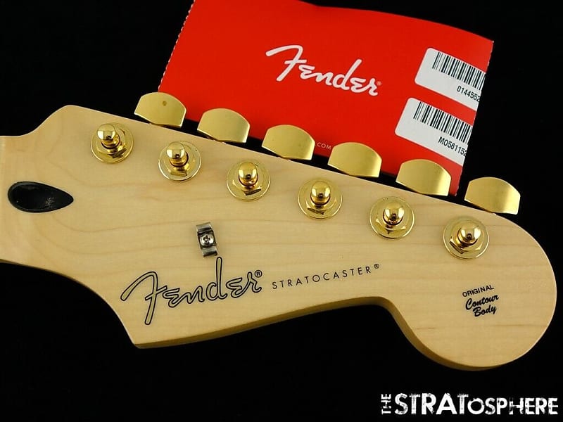 Fender Player Stratocaster Strat NECK & HIPSHOT GOLD LOCKING Reverb