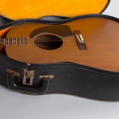 Gibson  TG-0 Flat Top Tenor Guitar (1968), ser. #520529, black chipboard case. image 12