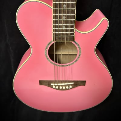 Daisy Rock Acoustic Single Cut - Pink image 2
