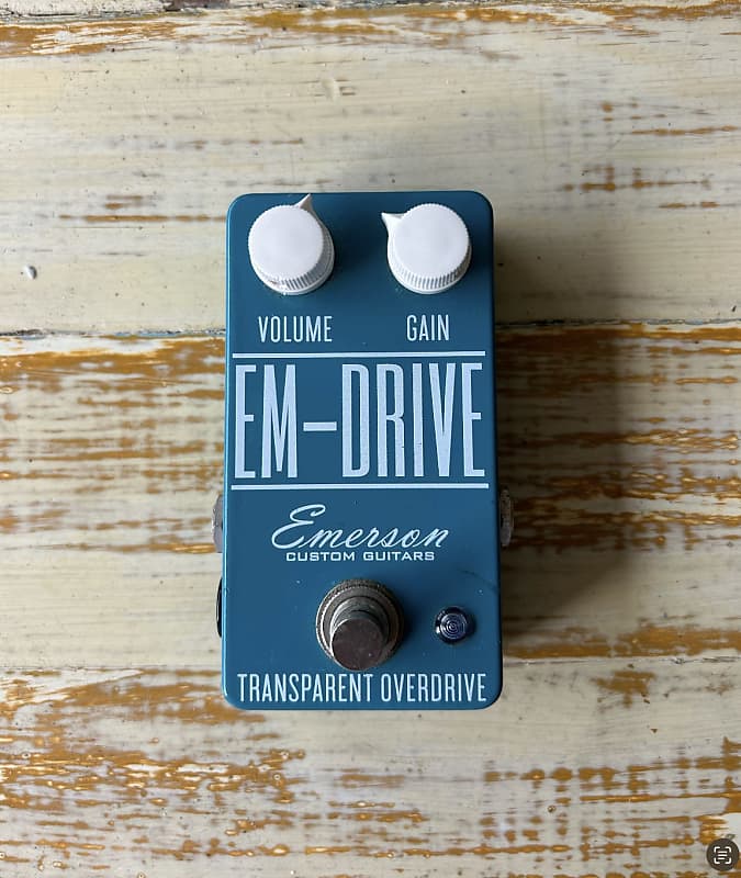 Emerson EM-Drive Transparent Overdrive 2010s - Turquoise image 1