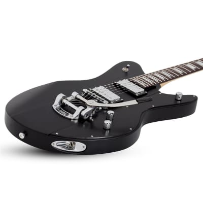 Schecter Robert Smith UltraCure Electric Guitar, Black Pearl image 3