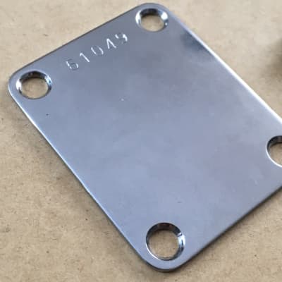 Vintage Spec 1961-62 Serial Reissue Genuine Fender Lite NOS Relic Neck Plate USA image 3