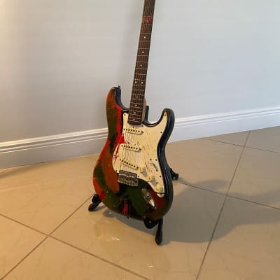 Custom Stratocaster Splatter Paint image 6