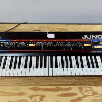 Roland Juno-60 61-Key Polyphonic Synthesizer 1982 - 1984 - Black (Serviced / Warranty)