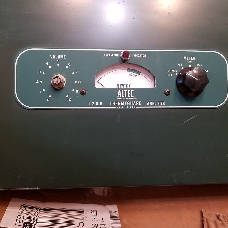Altec Lansing 128B rack mount Thermeguard Amplifier Monoblock | Reverb