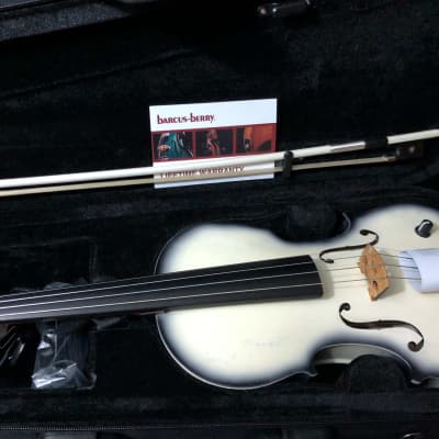 Mint Barcus-Berry Vibrato-AE Series Violin White/Black Fade for sale