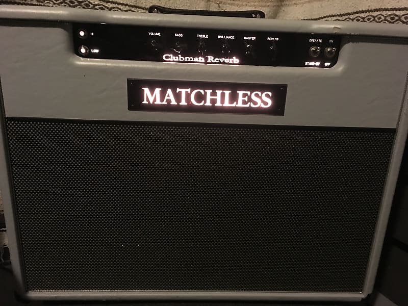 Matchless Clubman Reverb 212 Combo Grey Handwired 35w Tube Amp image 1