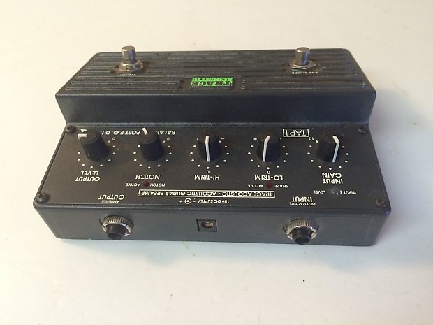 Trace Elliot TAP1 プリアンプ おまけ→AC STAGE Trace Elliot TAP-1 Acoustic Guitar Preamp Parametric