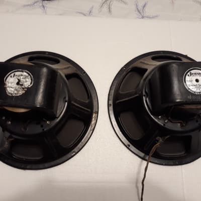 Jensen A12 Field Coil Speaker Pair Vintage 40s Rare A-12 12