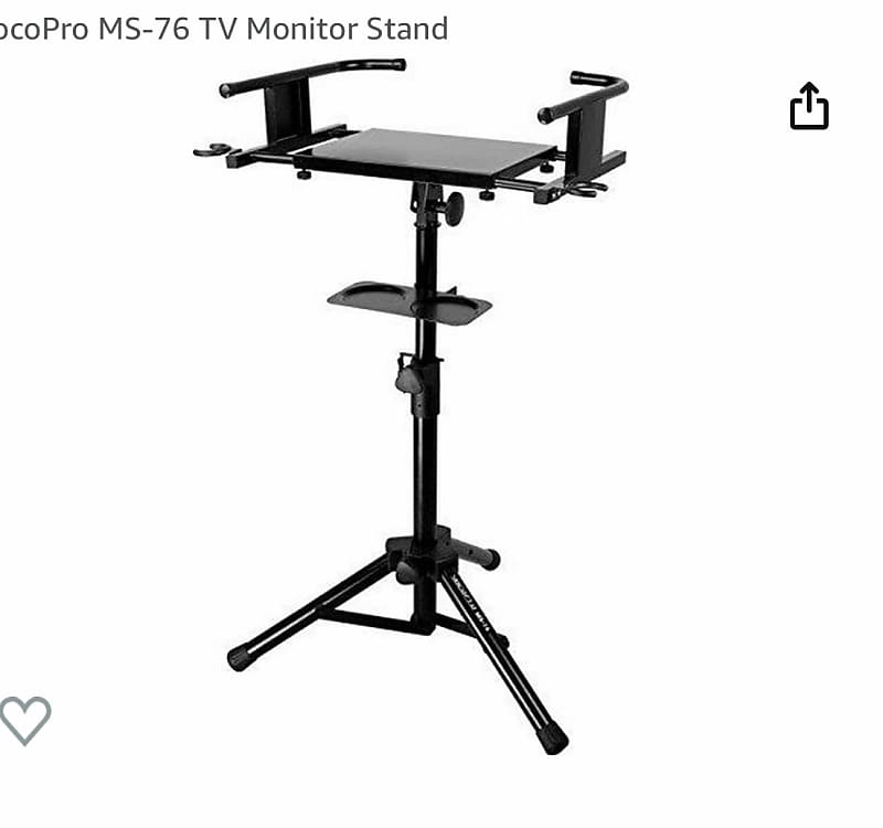 VocoPro MS76 Karaoke TV stand 2022 Black Reverb