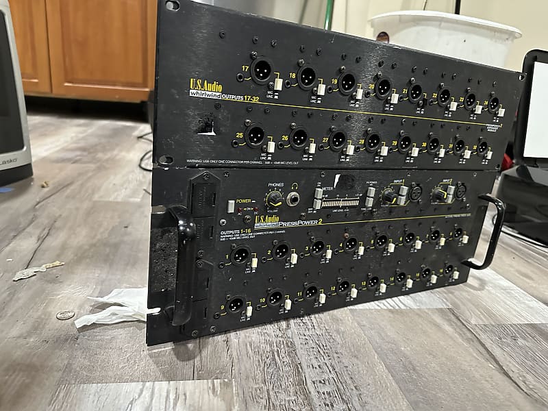 U.S.Audio Press power 2 and extension modul Black