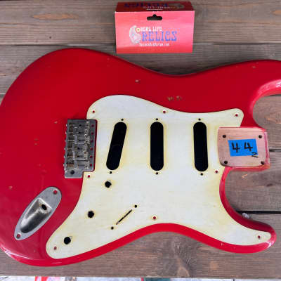 Real Life Relics Strat® Stratocaster® Body Aged Cardinal Red #2 image 2