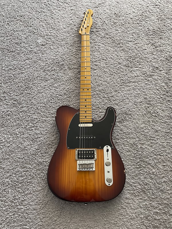 Fender Modern Player Telecaster Plus 2014 MIC HSS Honey Burst | Reverb