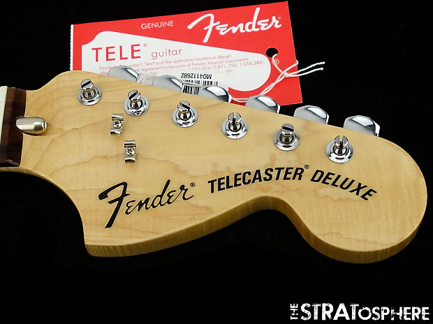 Fender Chris Shiflett DELUXE Telecaster NECK and TUNERS Tele Rosewood 12" Radius image 1