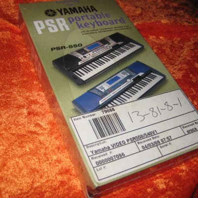 Yamaha VHS Video for PSR-550 Keyboard image 2