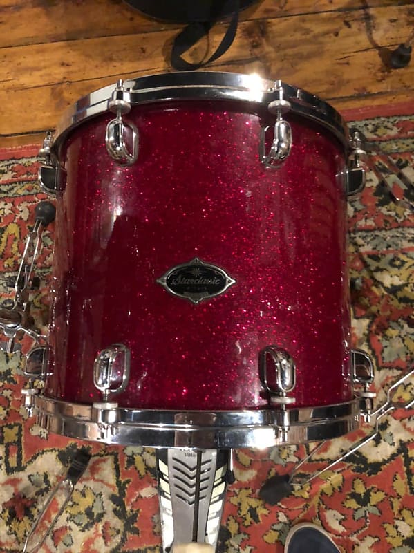 Super RARE Tama Starclassic Birch Bubinga Metro Jam Kit 2008 Red Sparkle