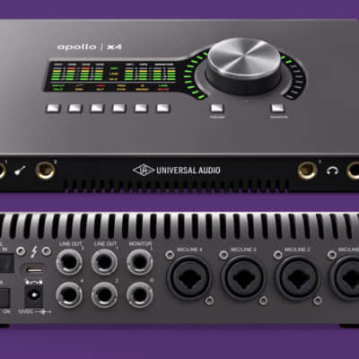 Universal Audio Apollo x4 Heritage Edition :: Brand New, Includes FREE Thunderbolt Cable image 2