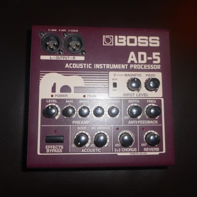 Reverb.com listing, price, conditions, and images for boss-ad-5-acoustic-instrument-processor