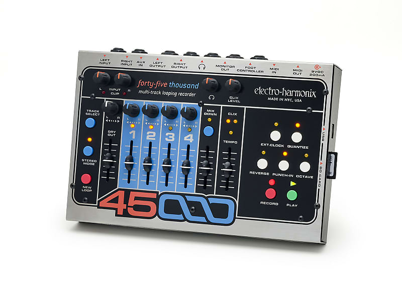 Electro-Harmonix 45000 Stereo Multi-Track Looper, 9.6DC-200 PSU included image 1