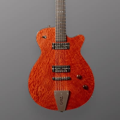 Grez Guitars Mendocino - Natural Burl Redwood Top w/ Lollar Gold Foils. NEW, (Authorized Dealer) image 4