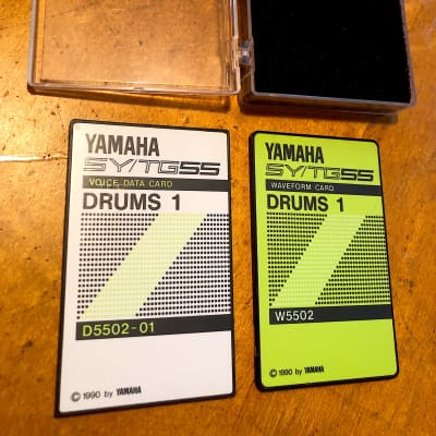 Yamaha SY55/TG55 Sound Card Set - DRUMS 1 - S5502 1990