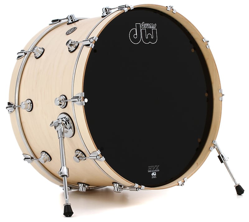 DW Performance Series Bass Drum - 14 x 24 inch - Natural Satin Oil image 1