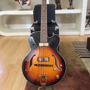 Ibanez Artcore AFB200 Hollowbody Electric Bass Guitar Brown