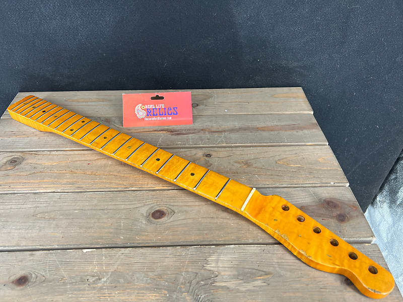 Real Life Relics Aged Flame Maple Roasted Tele® Telecaster® | Reverb