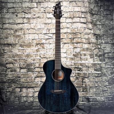 Breedlove ECO Collection Rainforest S Concert Midnight Blue CE African Mahogany image 2