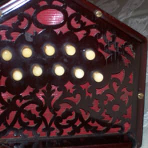 Tidder 20 Button Anglo Concertina 1890's? Rosewood image 3