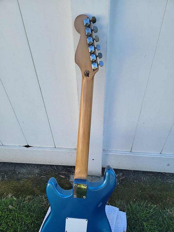 Ishibashi Mavis MIJ Japan Stratocaster 80s In Daphne Blue