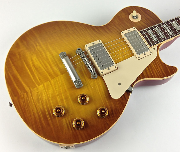 【送料無料】 Reissue '58 Historic Gibson Les Burst Tea Iced 1998 Paul ギター