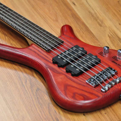Warwick Rockbass Corvette $$ 5 Burgundy Red image 5